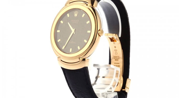 2025Rolex-Cellini-Gold-Black-Dial-Replica